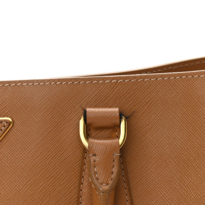Prada Saffiano Lux Large Tote Caramel 12 of 13