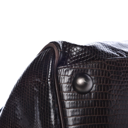 Bottega Veneta Lizard Weekender Ebano 9 of 13
