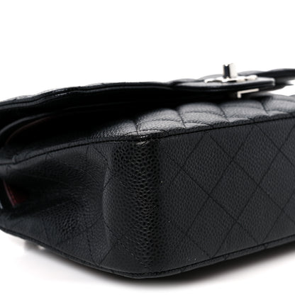 Chanel Caviar Quilted Small Double Flap Black Black 10 of 11