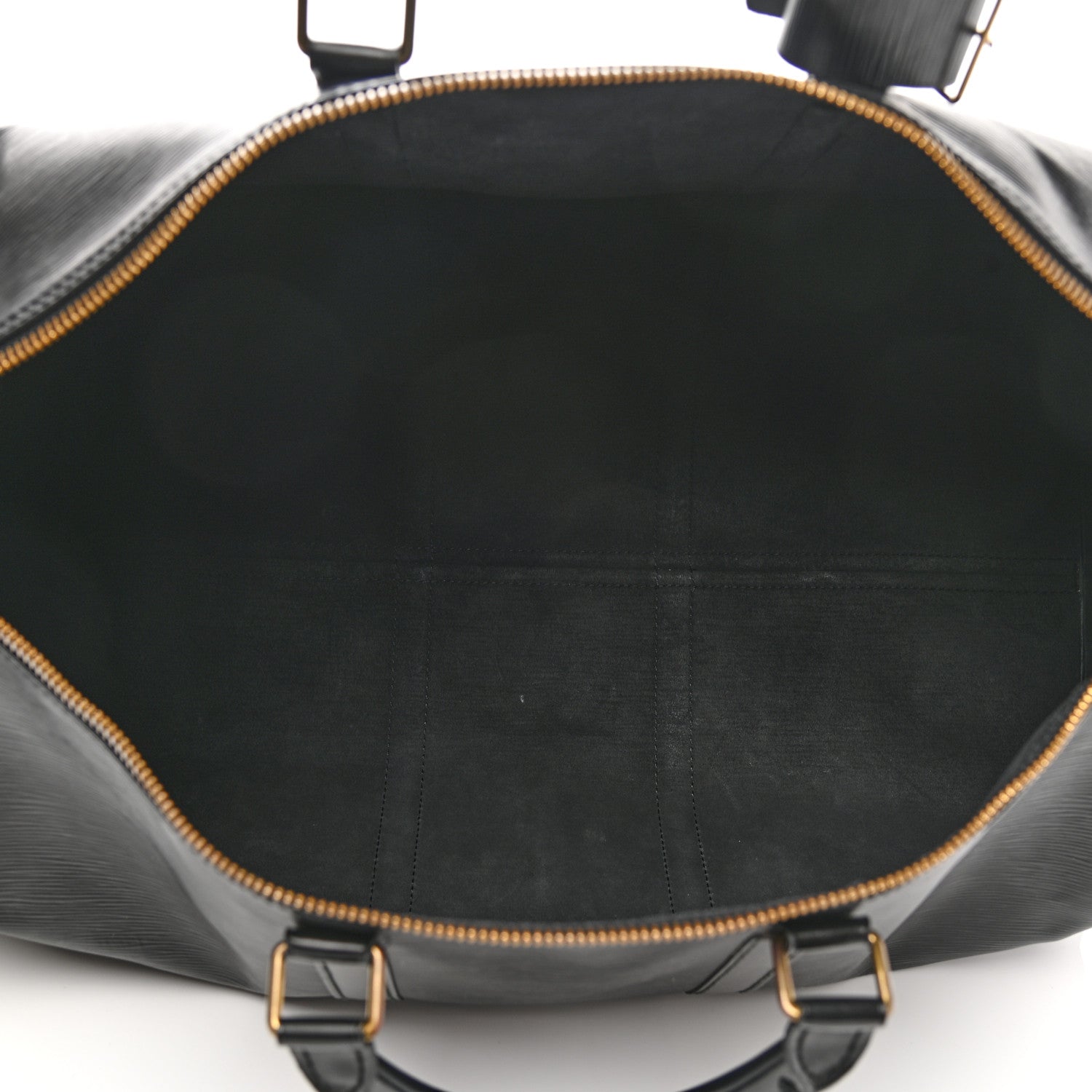 Louis Vuitton Epi Keepall 55 Black 5 of 12