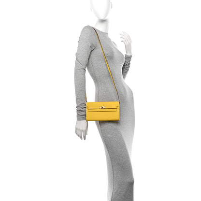 Hermes Epsom Kelly Wallet To Go Jaune De Naples 2 of 10