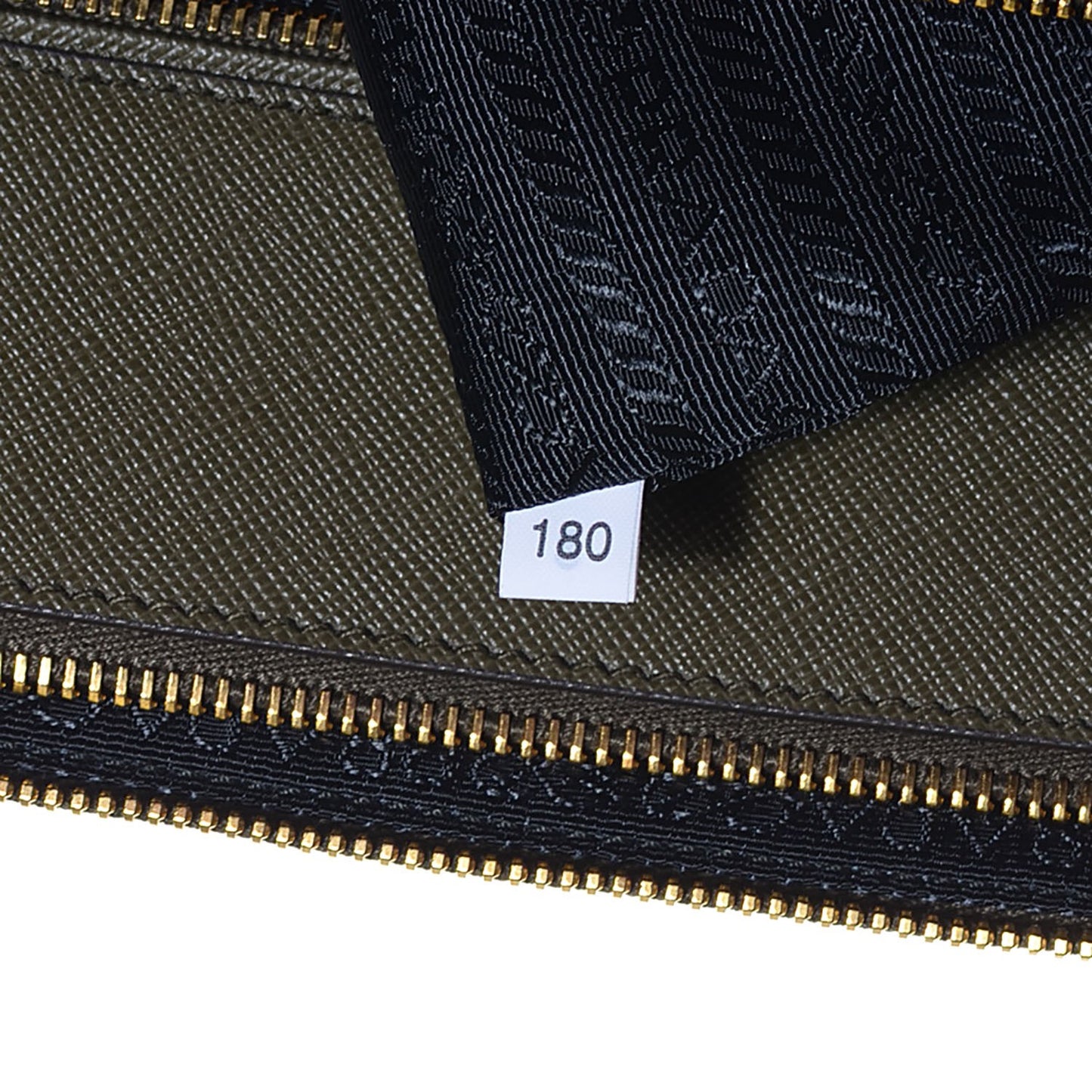 Saffiano Lux Extra Large Galleria Double Zip Tote Militare