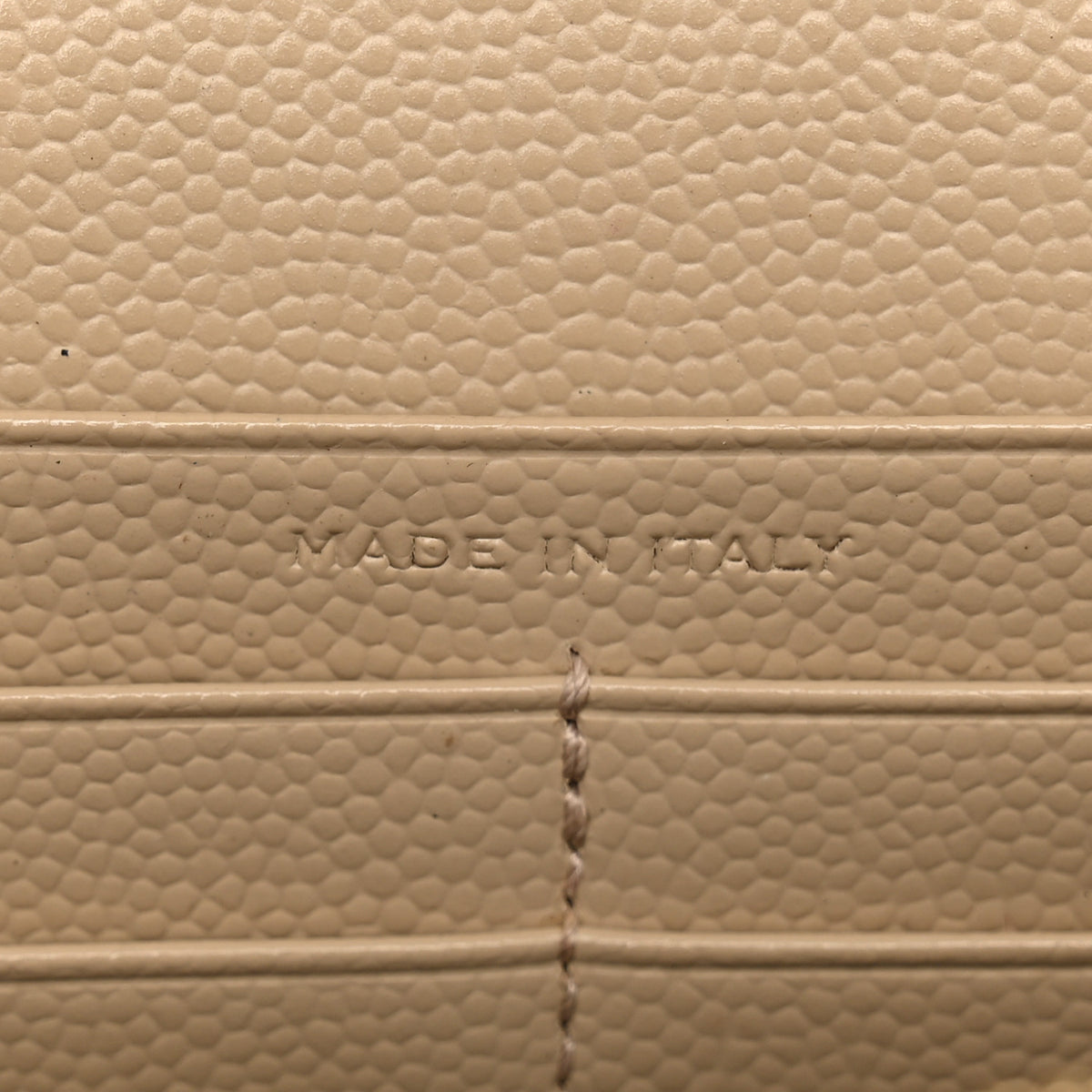 Saint Laurent Grain De Poudre Matelasse Chevron Monogram Chain Wallet Nude Powder 13 of 15