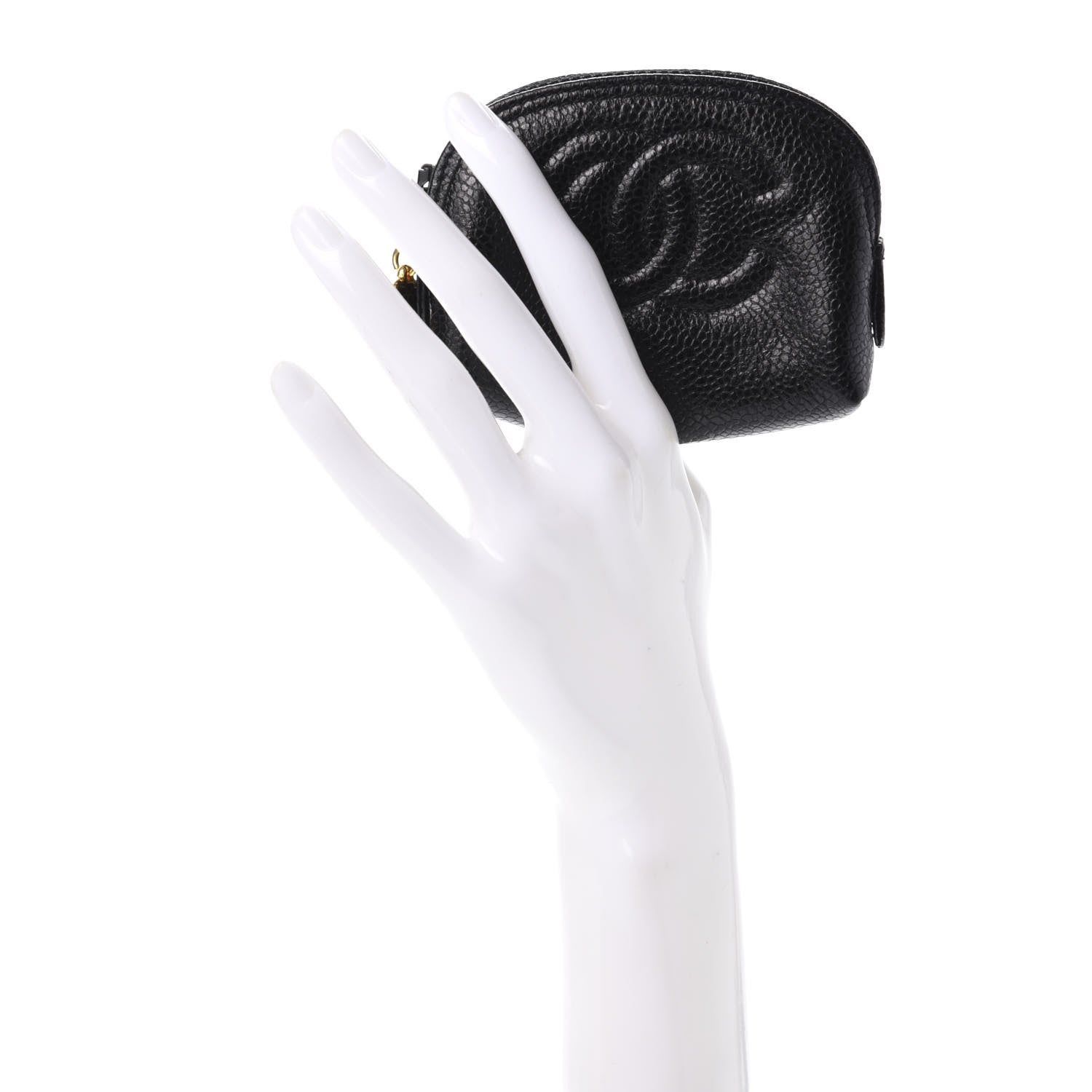 Chanel Caviar CC Cosmetic Pouch Black 2 of 11