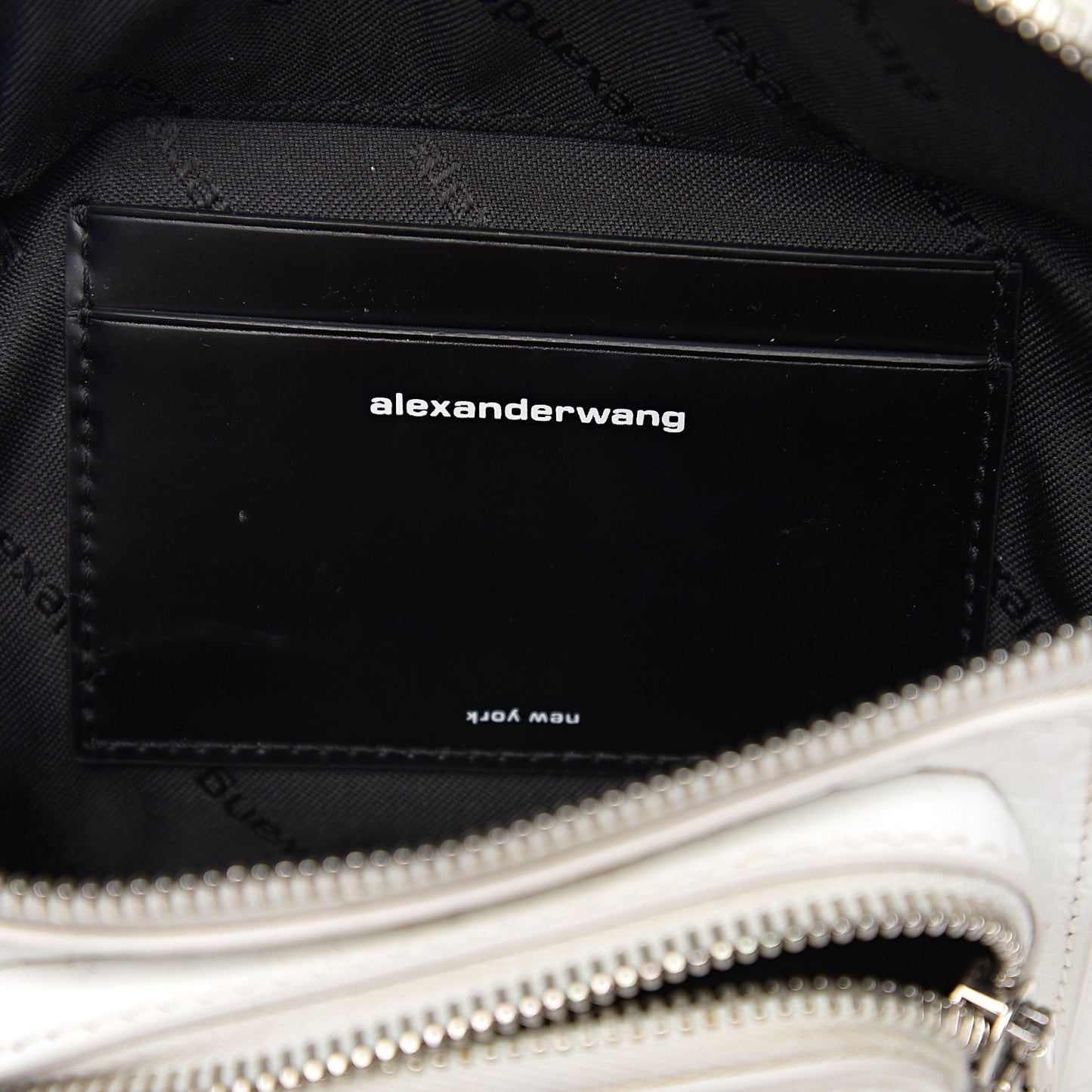 Crocodile Embossed Patent Mini Top Handle Attica Belt Bag White