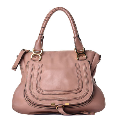Chloe Calfskin Medium Marcie Satchel Anemone Pink 1 of 9
