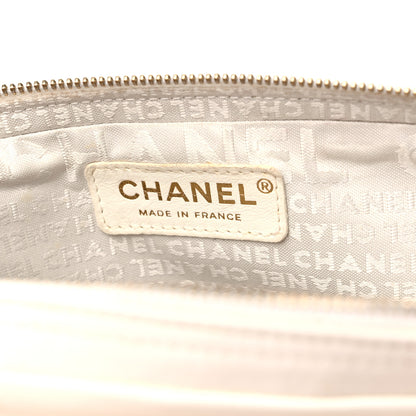 Chanel Lambskin Quilted Flower Patch Single Flap White 6 of 17