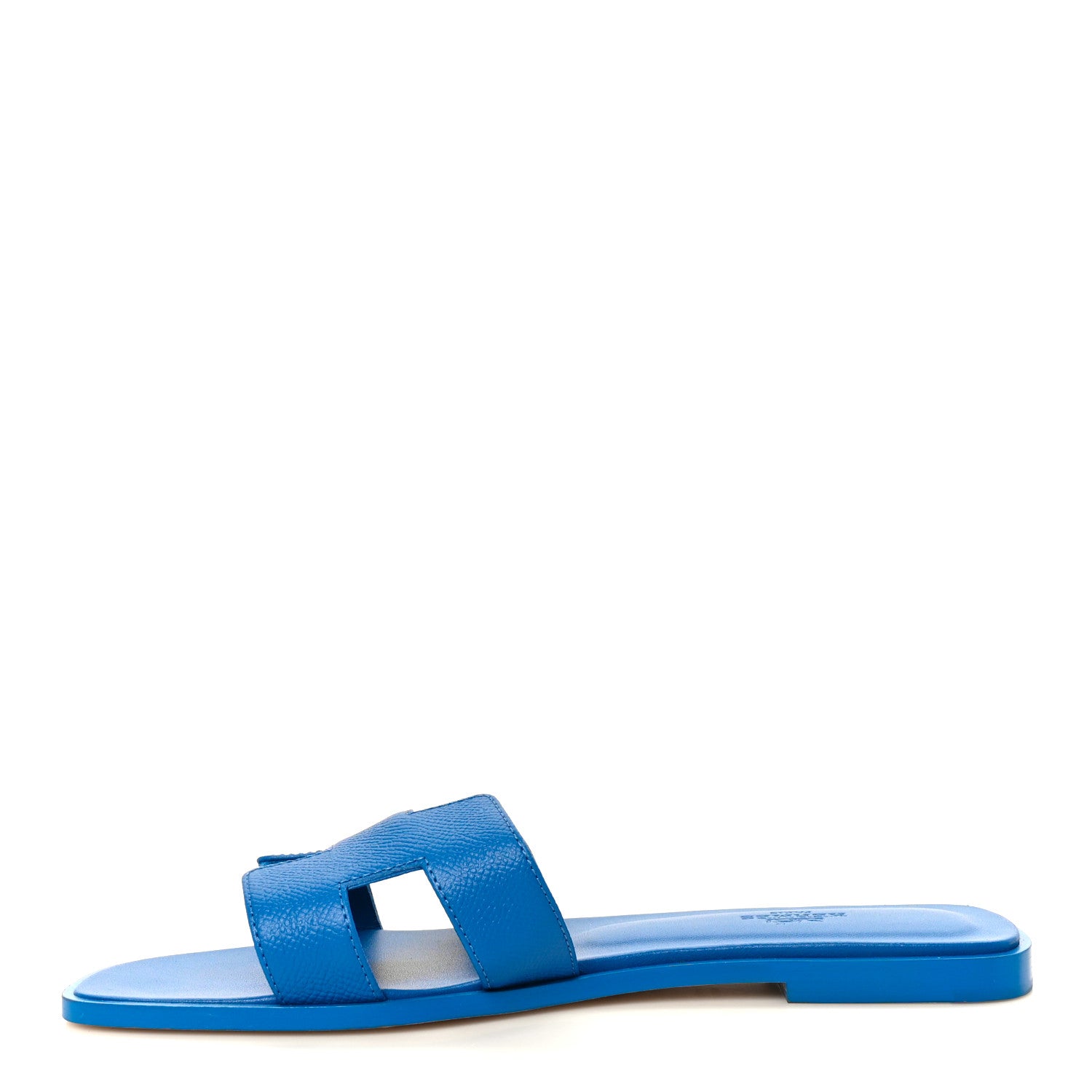 Hermes Epsom Oran Sandals 40 Bleu Bleuet 1 of 9