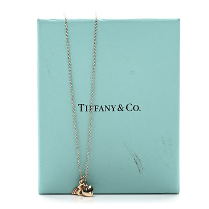 Tiffany 18K Rose Gold Enamel Love Rainbow Charm Pendant Necklace Multicolor 5 of 5