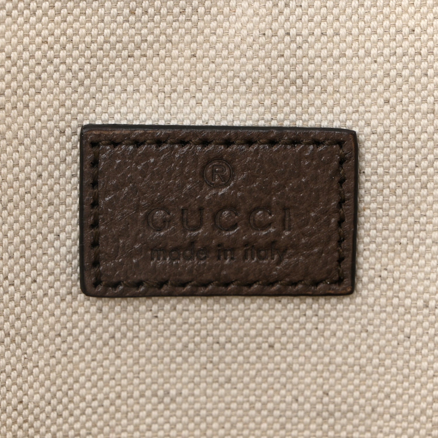 Gucci GG Supreme Monogram Textured Calfskin Small Ophidia Shoulder Tote Bag Beige Ebony New Acero 6 of 10
