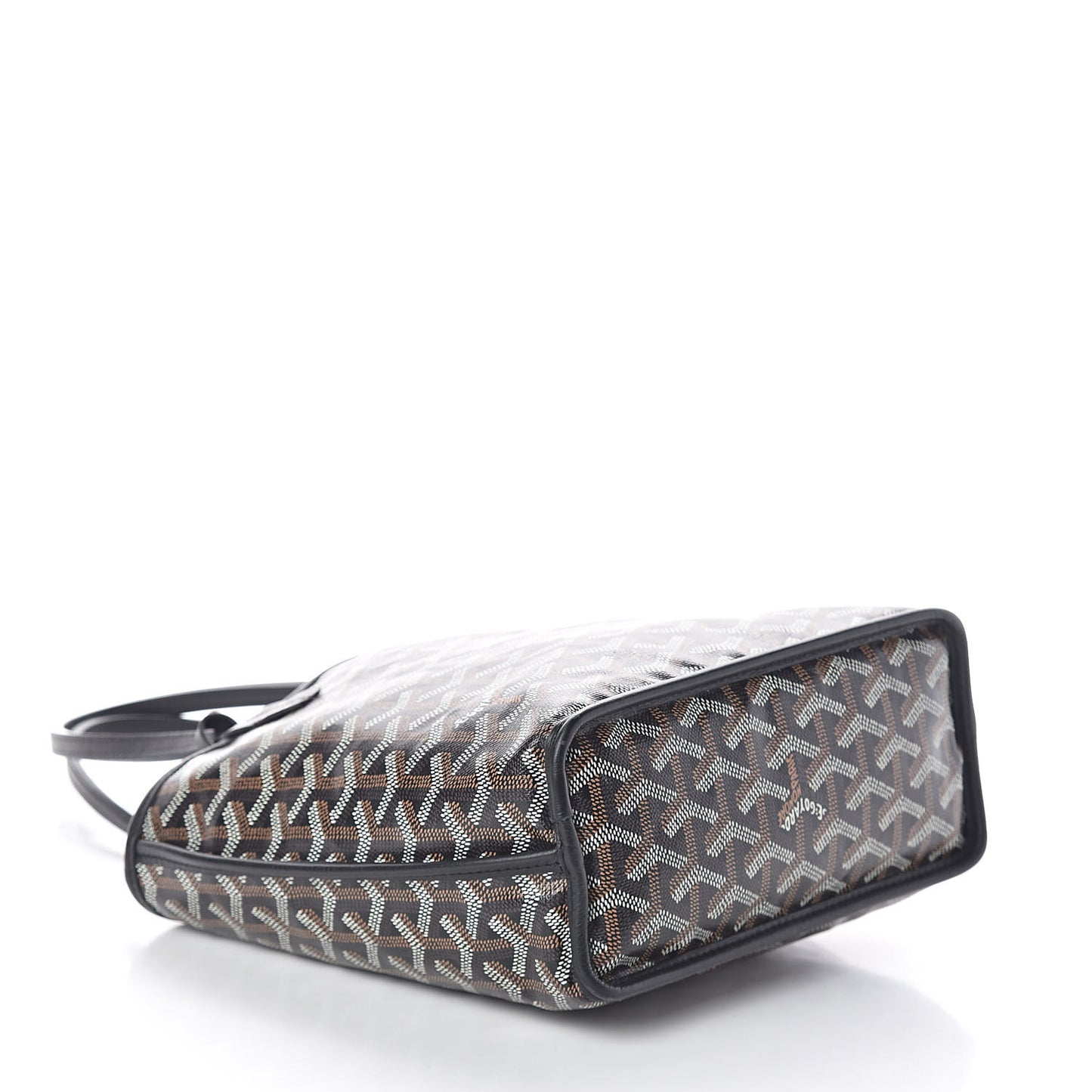 Goyardine Reversible Mini Anjou Black