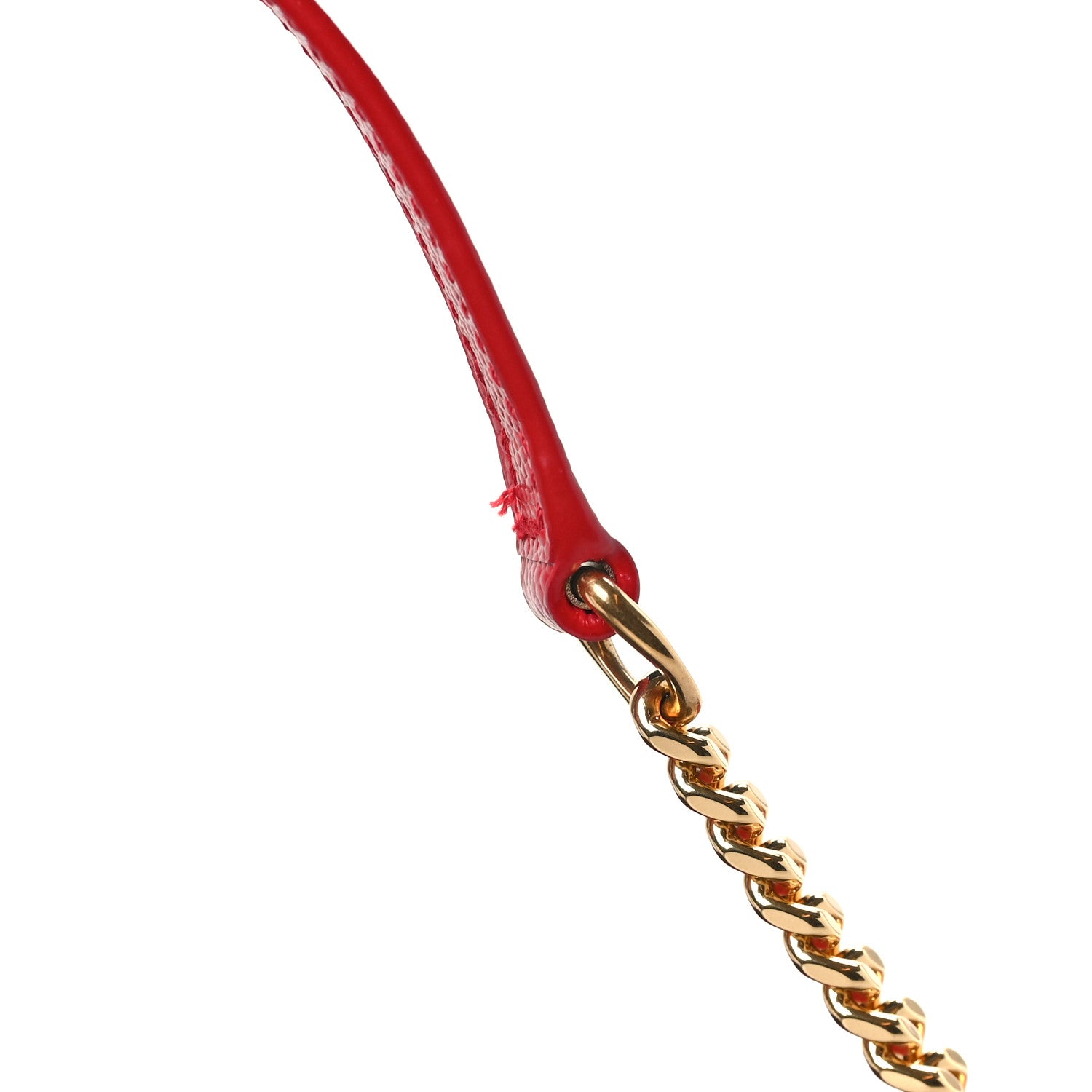 Saint Laurent Grain De Poudre Matelasse Chevron Monogram Envelope Chain Wallet New Red 10 of 10