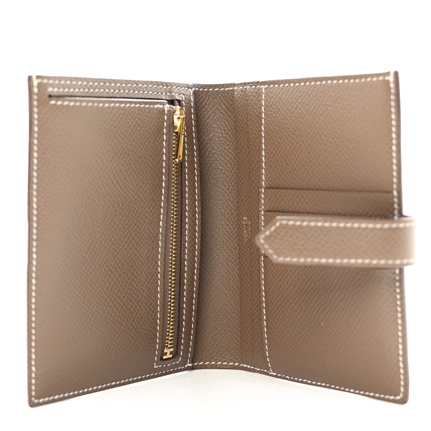Hermes Epsom Bearn Compact Wallet Etoupe 5 of 10