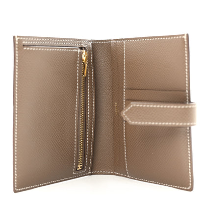 Hermes Epsom Bearn Compact Wallet Etoupe 5 of 10