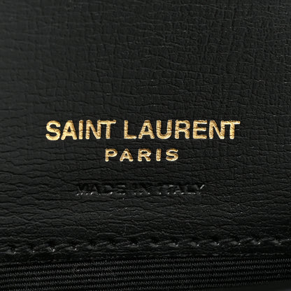 Saint Laurent Smooth Calfskin Monogram Phone Holder Crossbody Black 6 of 9