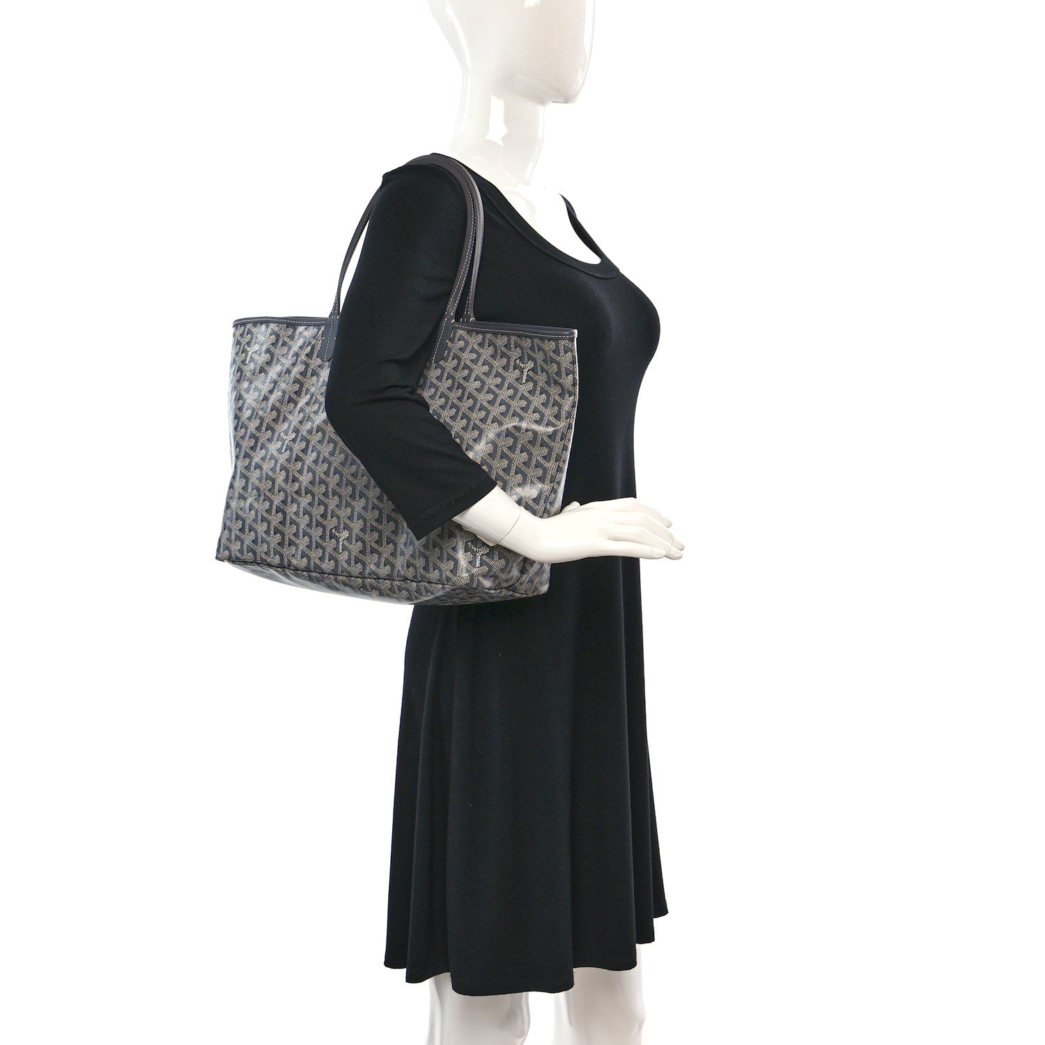 Goyard Goyardine Saint Louis PM Grey 2 of 9