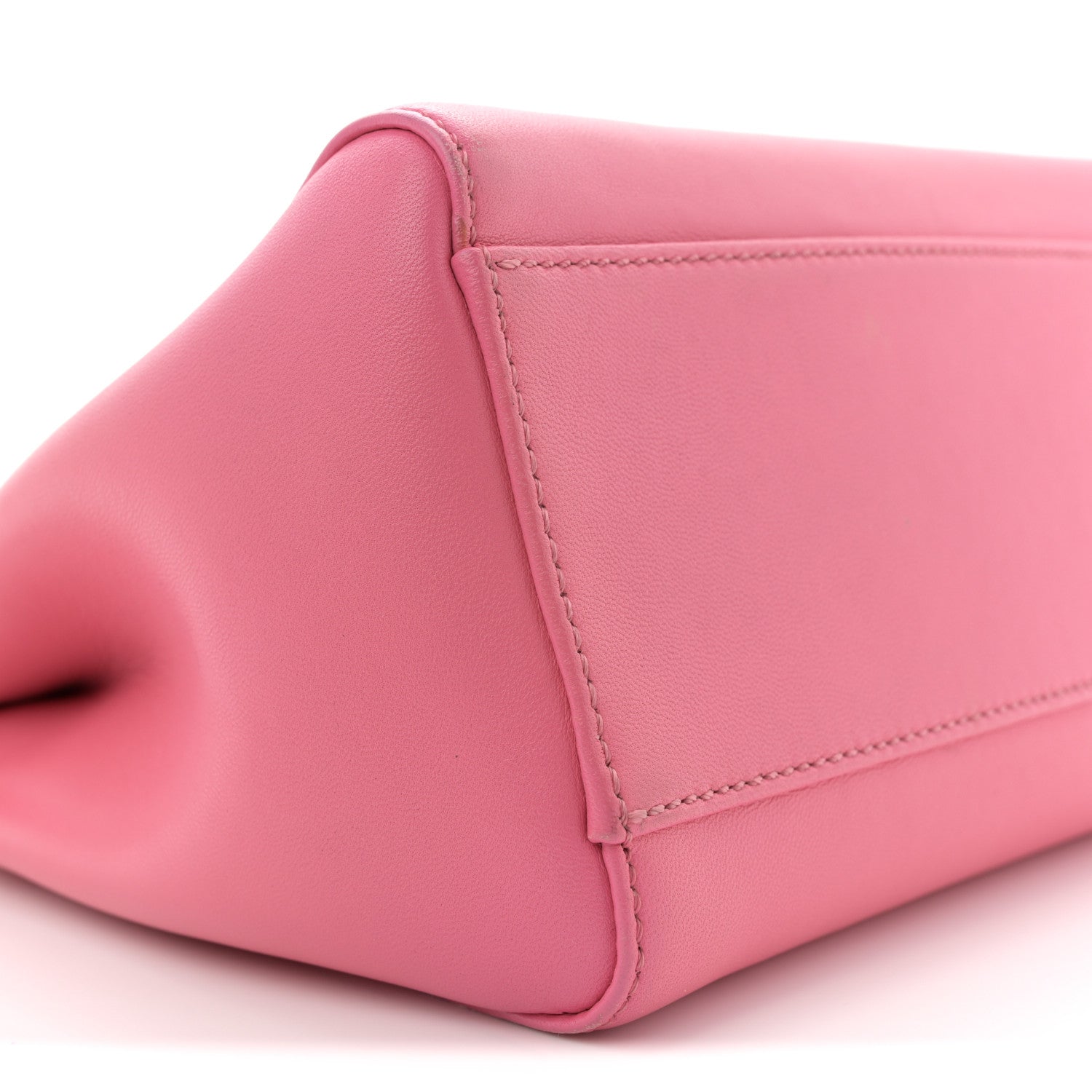 Fendi Nappa Colorblock Mini Peekaboo Iconic Satchel Rosa Fluo Oxigen Slate 9 of 12