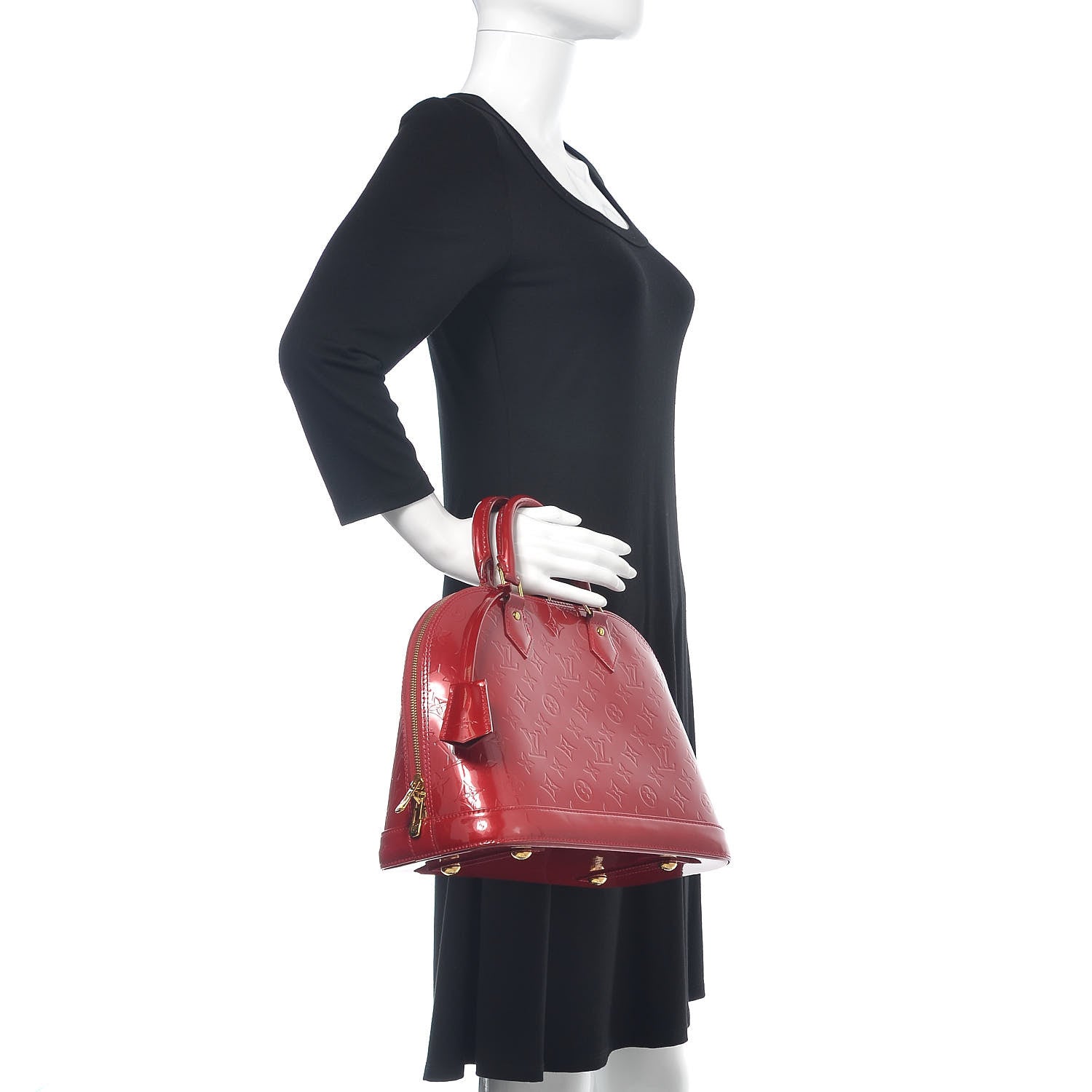 Louis Vuitton Vernis Alma PM Cherry 2 of 23