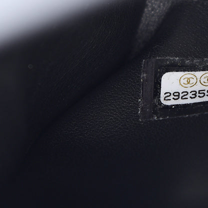 Chanel Goatskin Stitched Flap Black 8 of 18