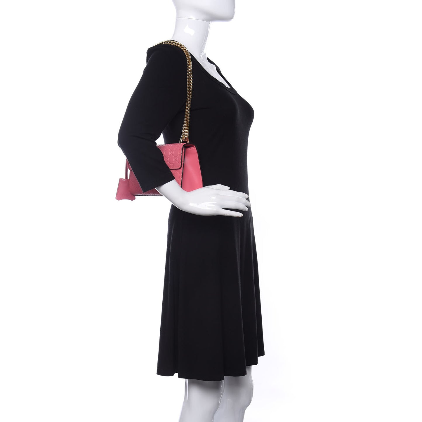 Guccissima Small Padlock Shoulder Bag Flush