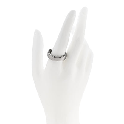 David Yurman Titanium Sterling Silver 6mm Streamline Band Ring 63 10.25 2 of 5