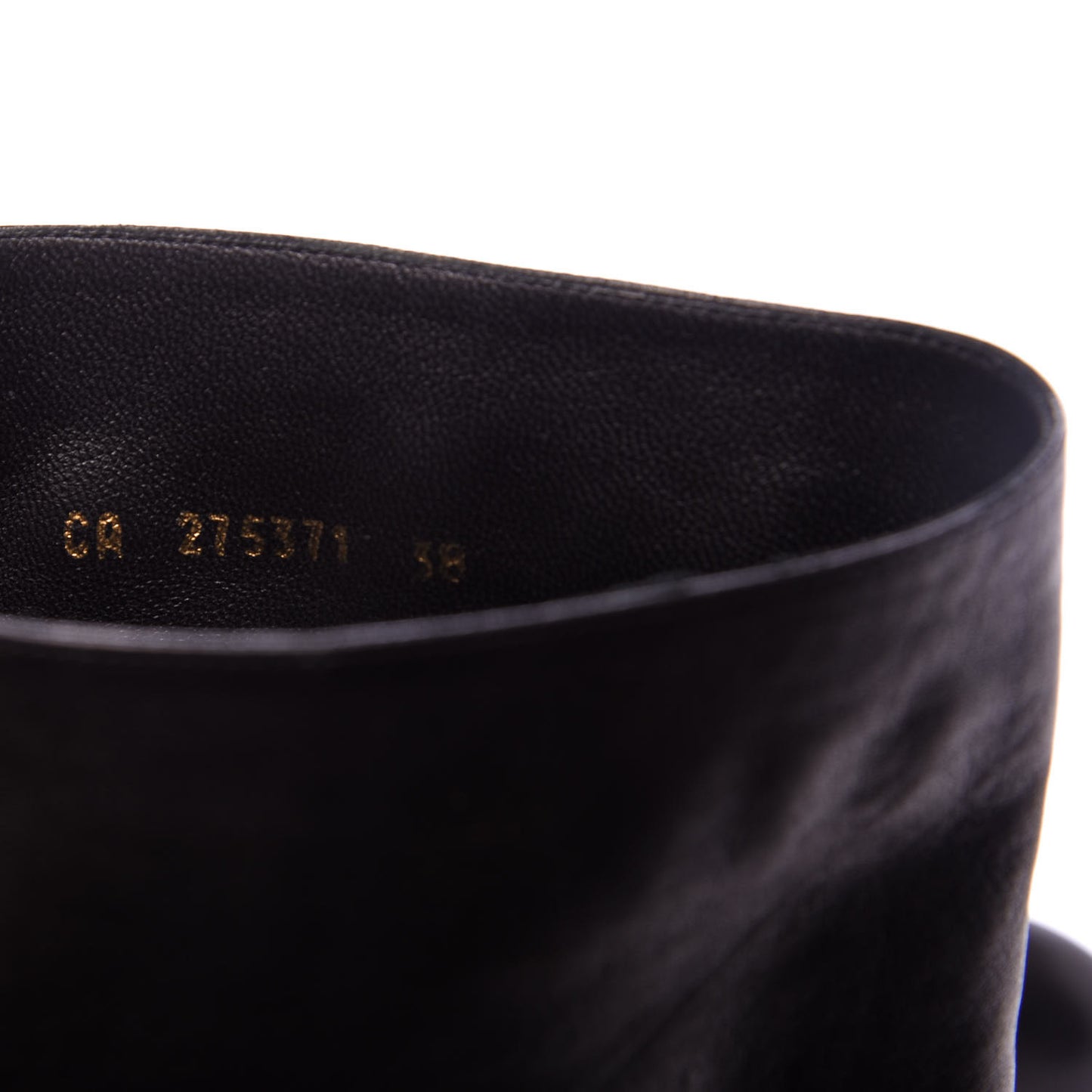Knee High Boots 38 Black