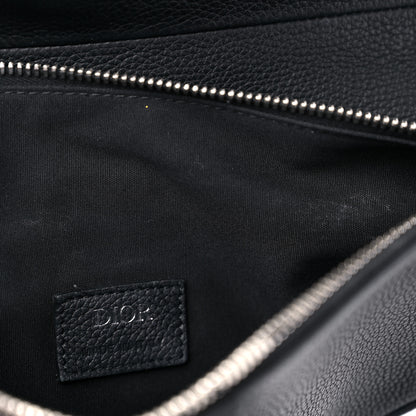 Christian Dior Calfskin Mens Saddle Bag Black 17 of 21