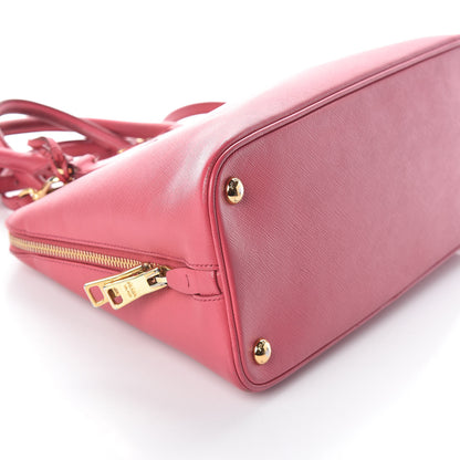 Prada Saffiano Lux Medium Promenade Tote Peonia 9 of 10