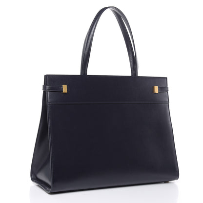 Saint Laurent Calfskin Medium Manhattan Shopper Tote Dark Notte 3 of 8