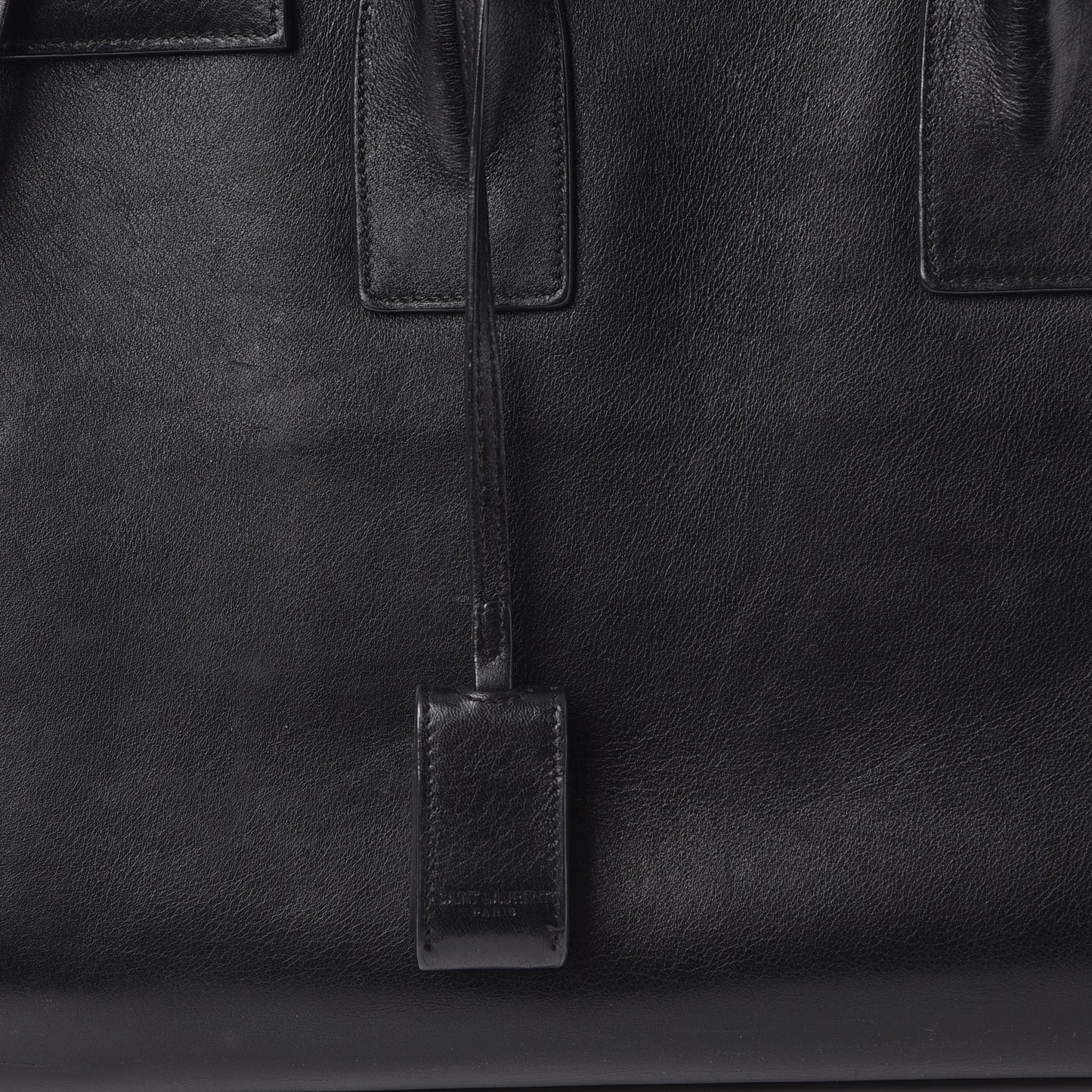 Calfskin Small Sac De Jour Black