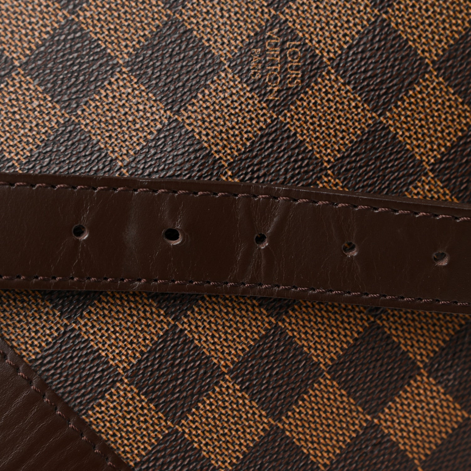 Louis Vuitton Damier Ebene Keepall Bandouliere 55 20 of 22