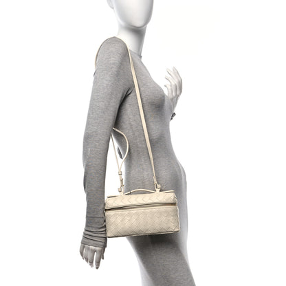 Bottega Veneta Calfskin Intrecciato Bang Bang Vanity Case Sea Salt 2 of 10