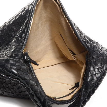 Bottega Veneta Nappa Intrecciato Medium Veneta Hobo Black 5 of 9
