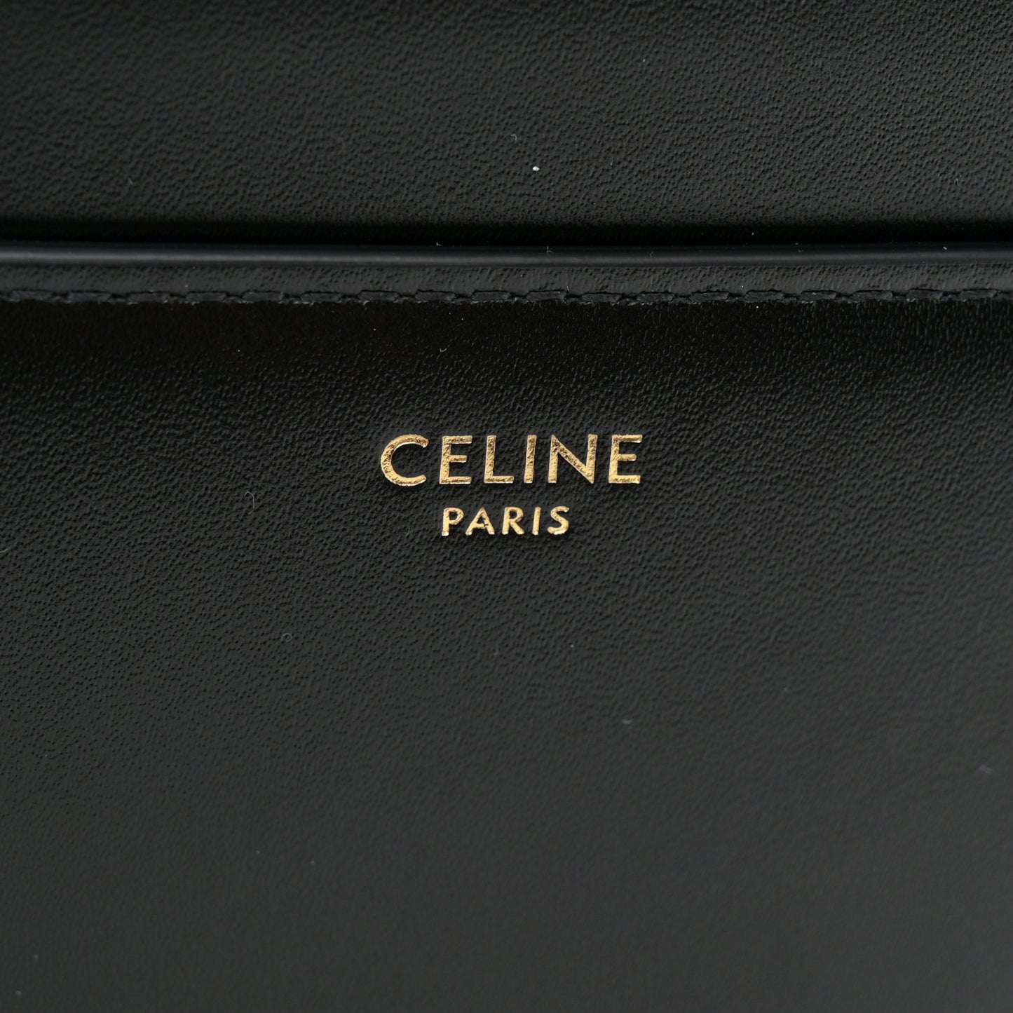 Grained Calfskin Classique 16 Top Handle Bag Black