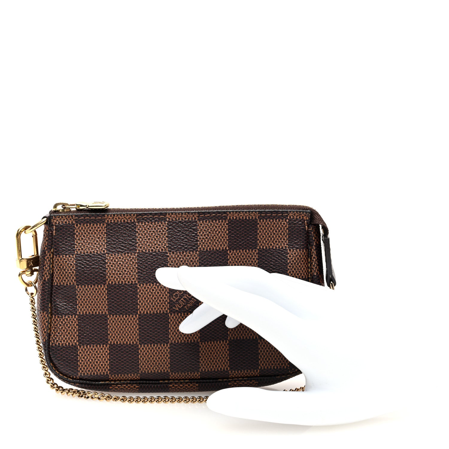 Louis Vuitton Damier Ebene Mini Pochette Accessories 2 of 8