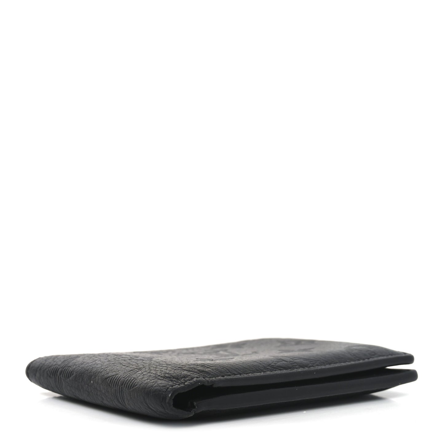 Calfskin Monogram Shadow Multiple Wallet Black
