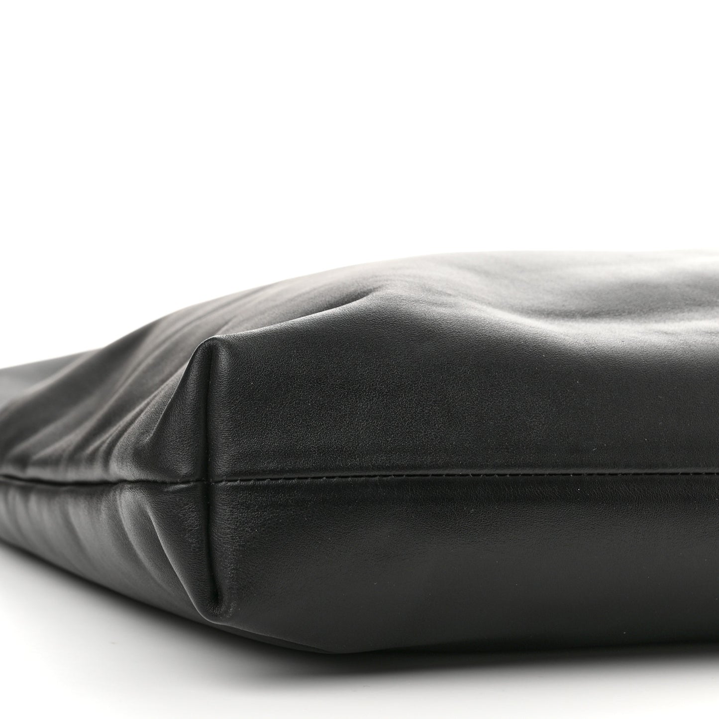 Soft Calf Softy Shoulder Bag Black