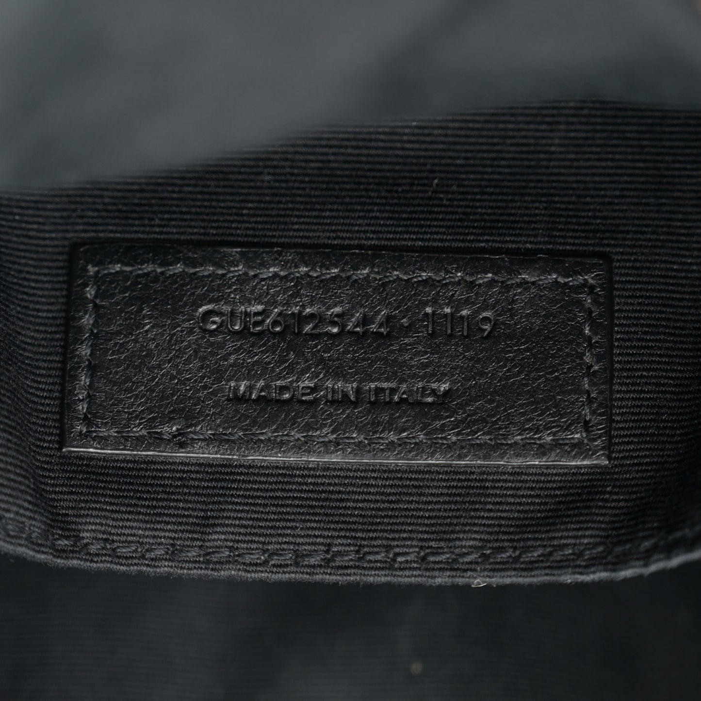 Calfskin Matelasse Monogram Lou Camera Bag Black