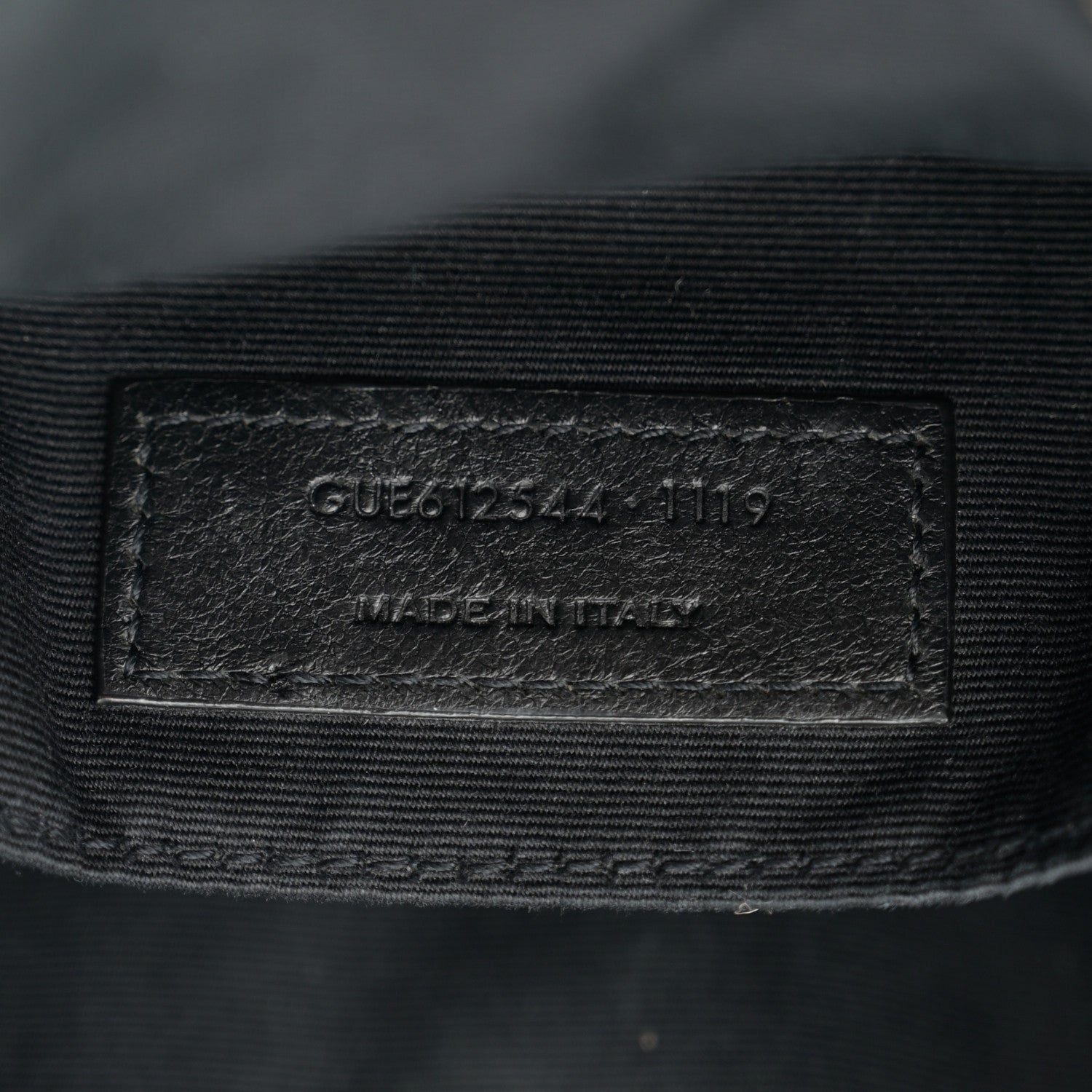Saint Laurent Calfskin Matelasse Monogram Lou Camera Bag Black 7 of 10
