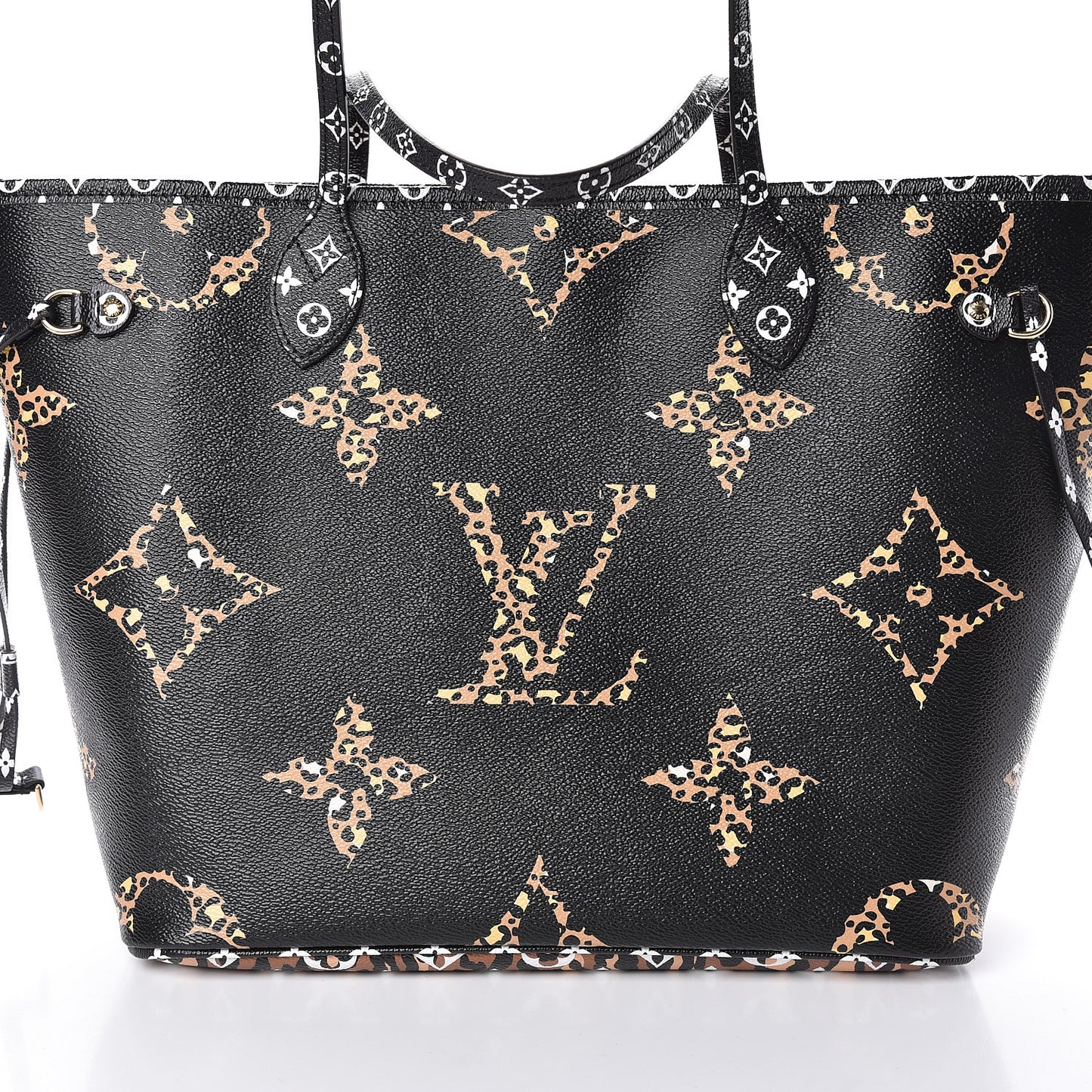 Monogram Giant Jungle Neverfull MM Black