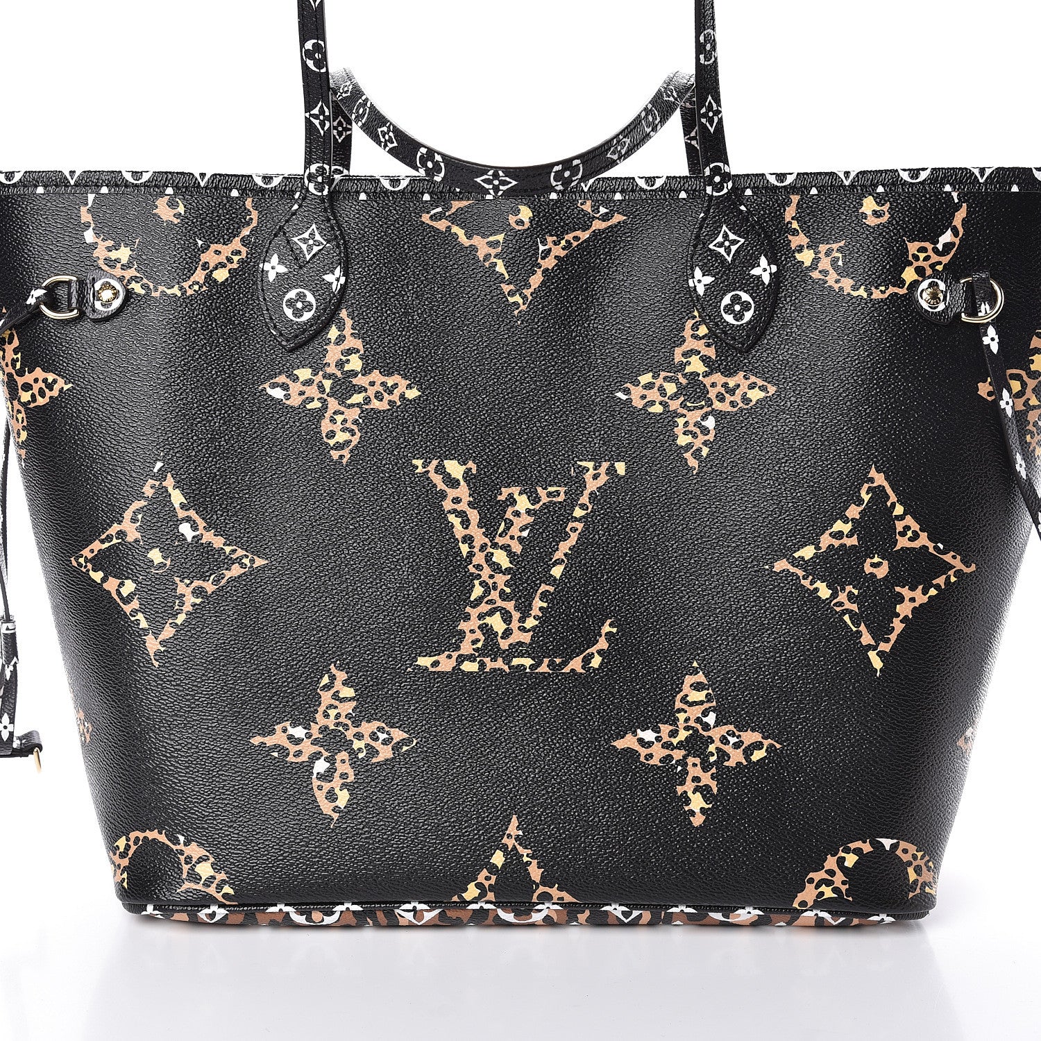 Louis Vuitton Monogram Giant Jungle Neverfull MM Black 12 of 14