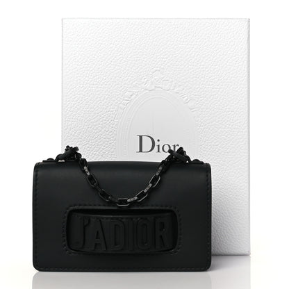 Christian Dior Ultra Matte Calfskin Mini J'Adior Chain Flap Bag Black 12 of 12
