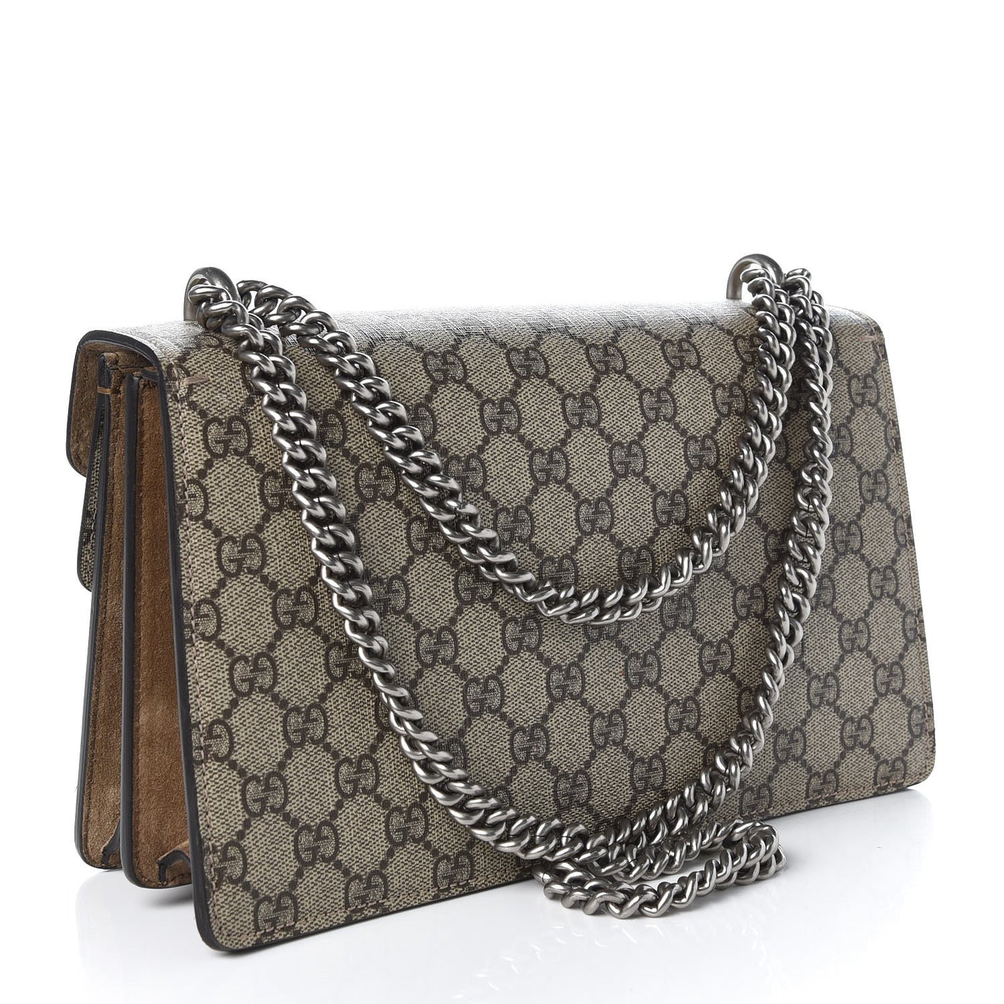 GG Supreme Monogram Small Dionysus Shoulder Bag Taupe
