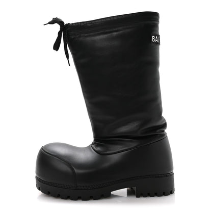 Balenciaga Shiny Super Soft Calfskin Mens Alaska High Boots 43-44 Black 1 of 7