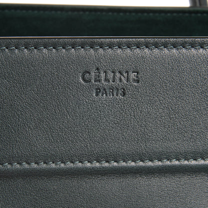 Celine Smooth Calfskin Medium Phantom Luggage Bottle Green 5 of 8