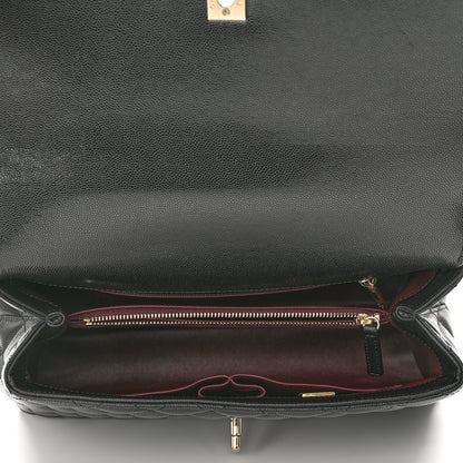 Chanel Caviar Quilted Small Coco Handle Flap Black 5 of 11