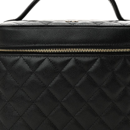 Chanel Caviar Quilted Large Vanity Pouch Black 8 of 11