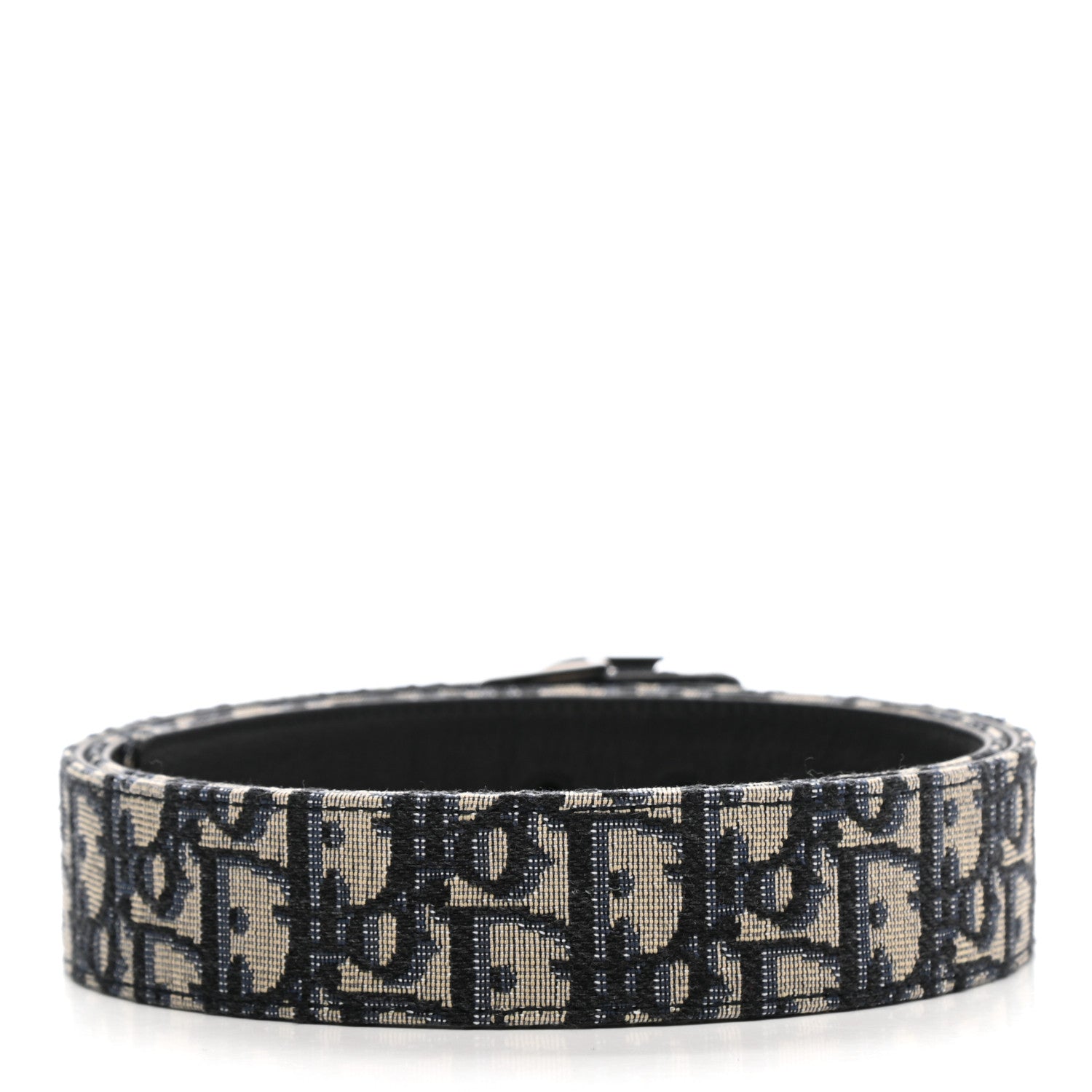 Christian Dior Oblique 35mm Belt 95 Blue Multi 2 of 6