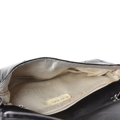 Chanel Lambskin Diamond Stitched CC East West Flap Black 5 of 12
