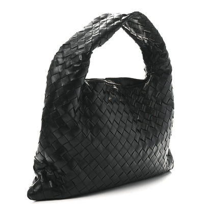 Bottega Veneta Calfskin Intrecciato Small Hop Black 3 of 11